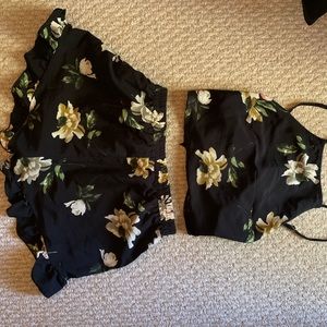 Two piece top and short set